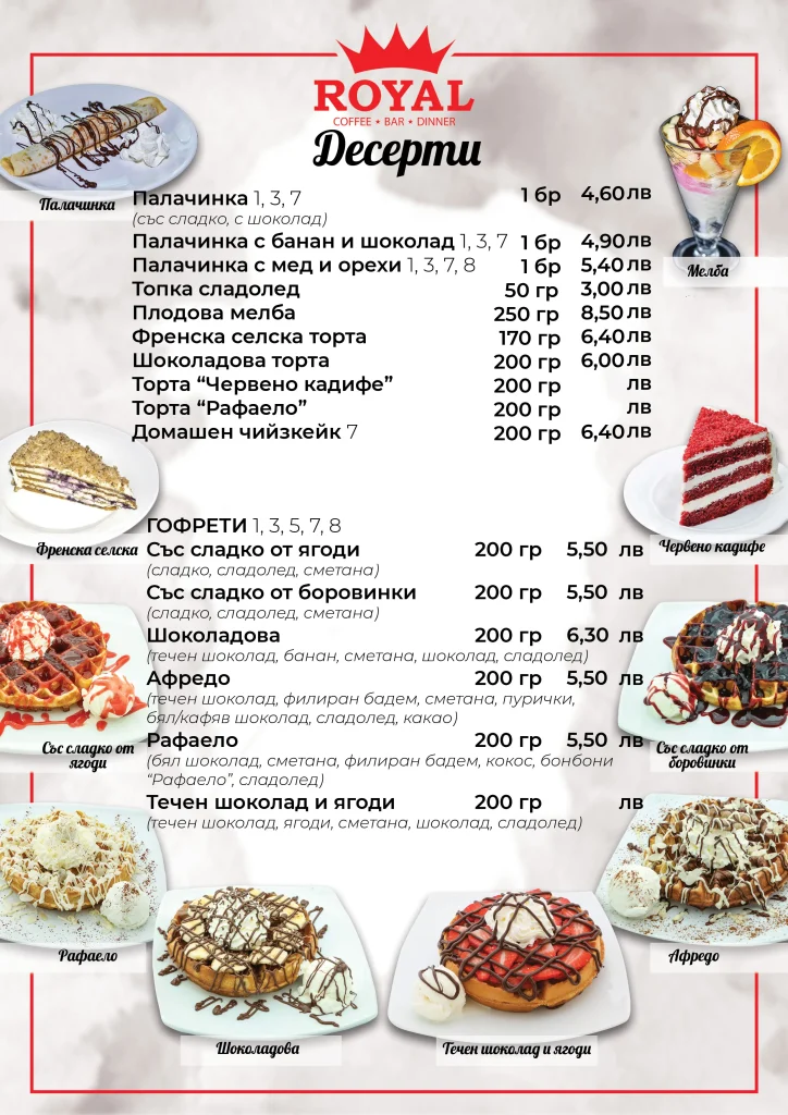 Десерти_цени